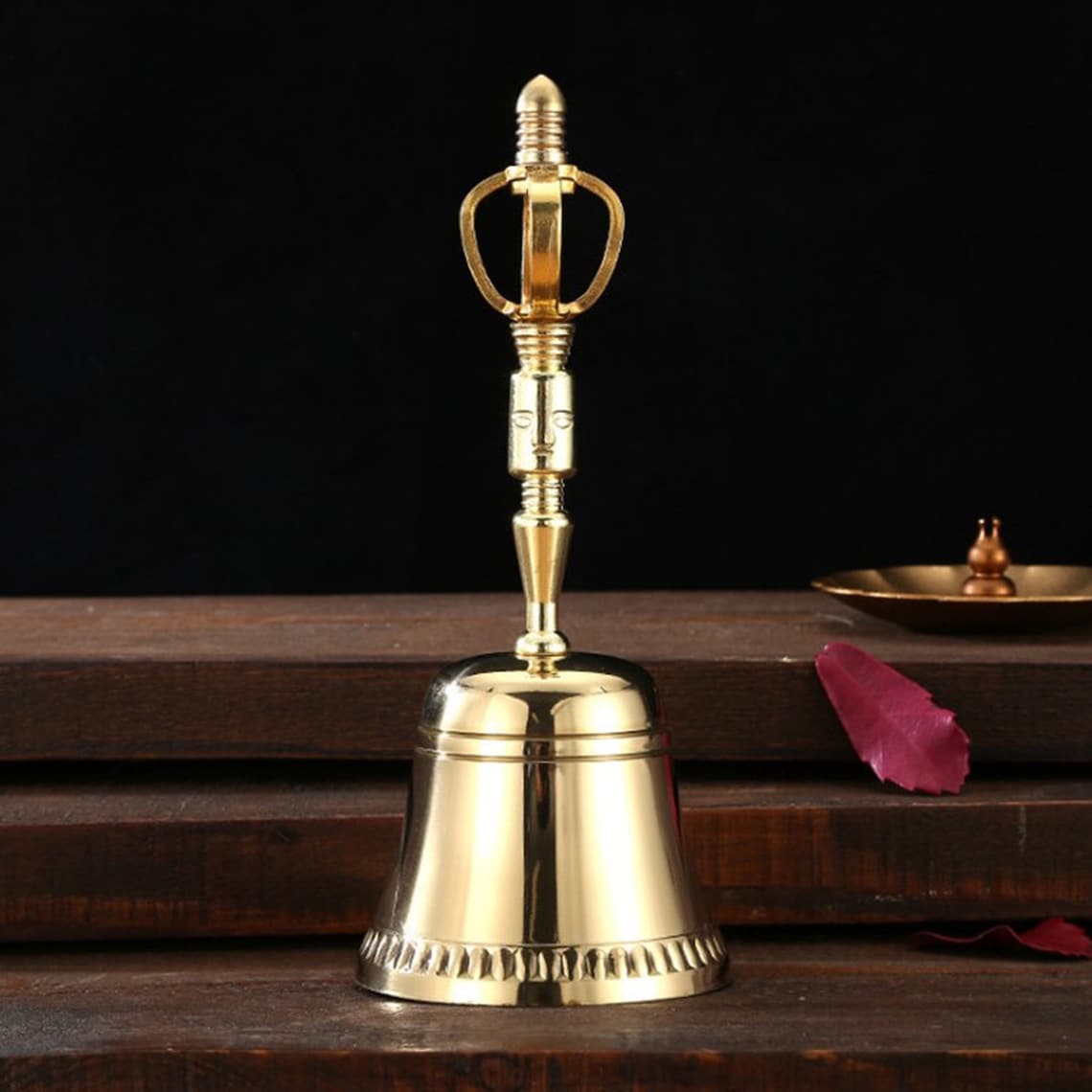 Buddhist Hand Bell Buddha Bell Buddhist Supplies Tibetan Etsy
