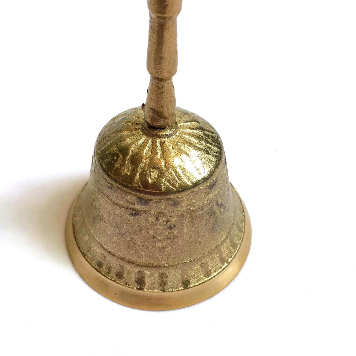 Brass Antique Hand Bells Taoist Sanqing Bells Buddhist Etsy