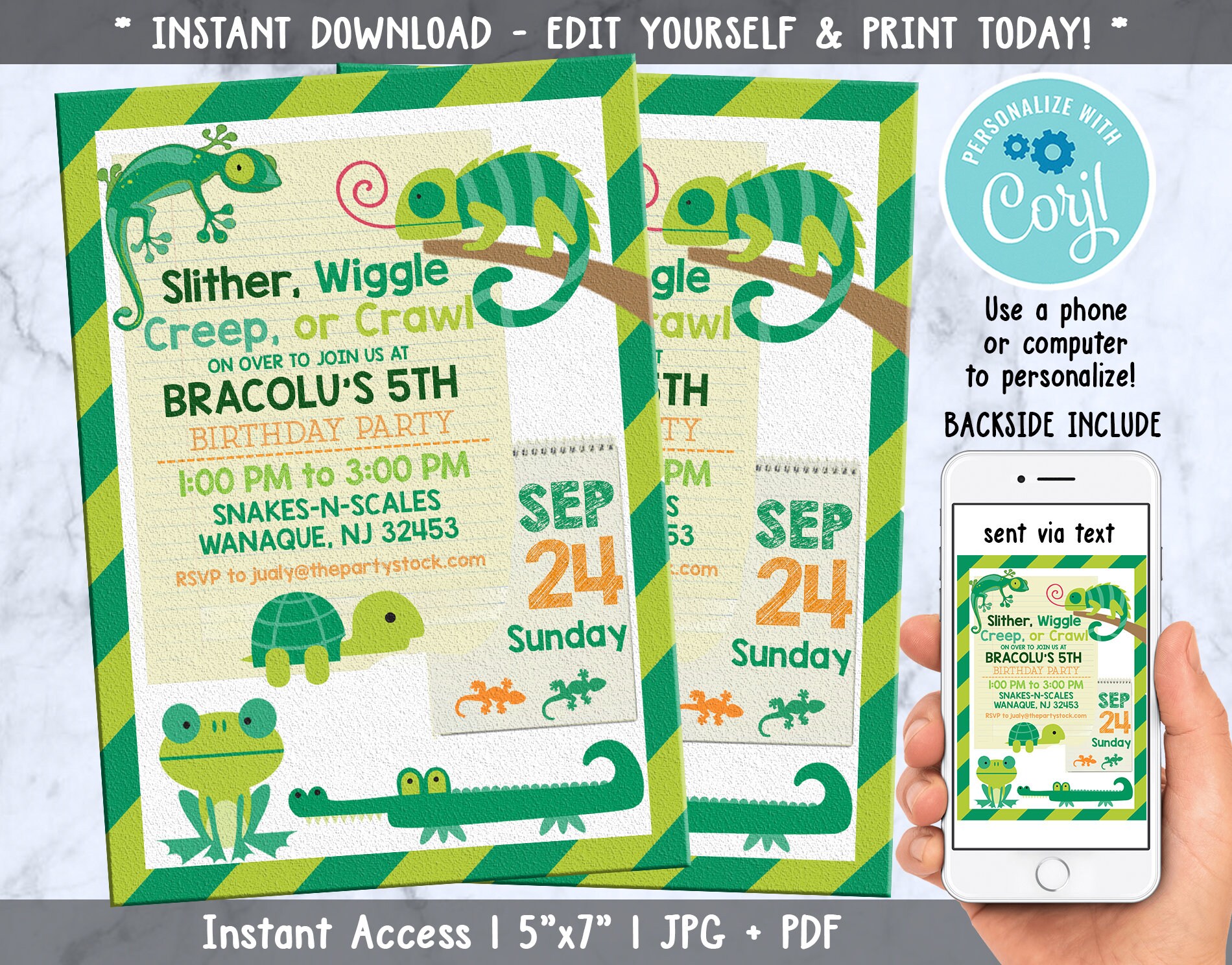 Paper Paper & Party Supplies Invitations & Announcements Instant Download Birthday Party