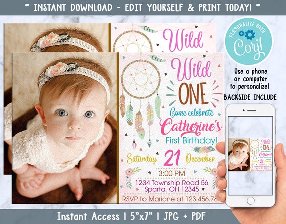 Editable Birthday Invitation Birthday Party Invitation Party | Etsy