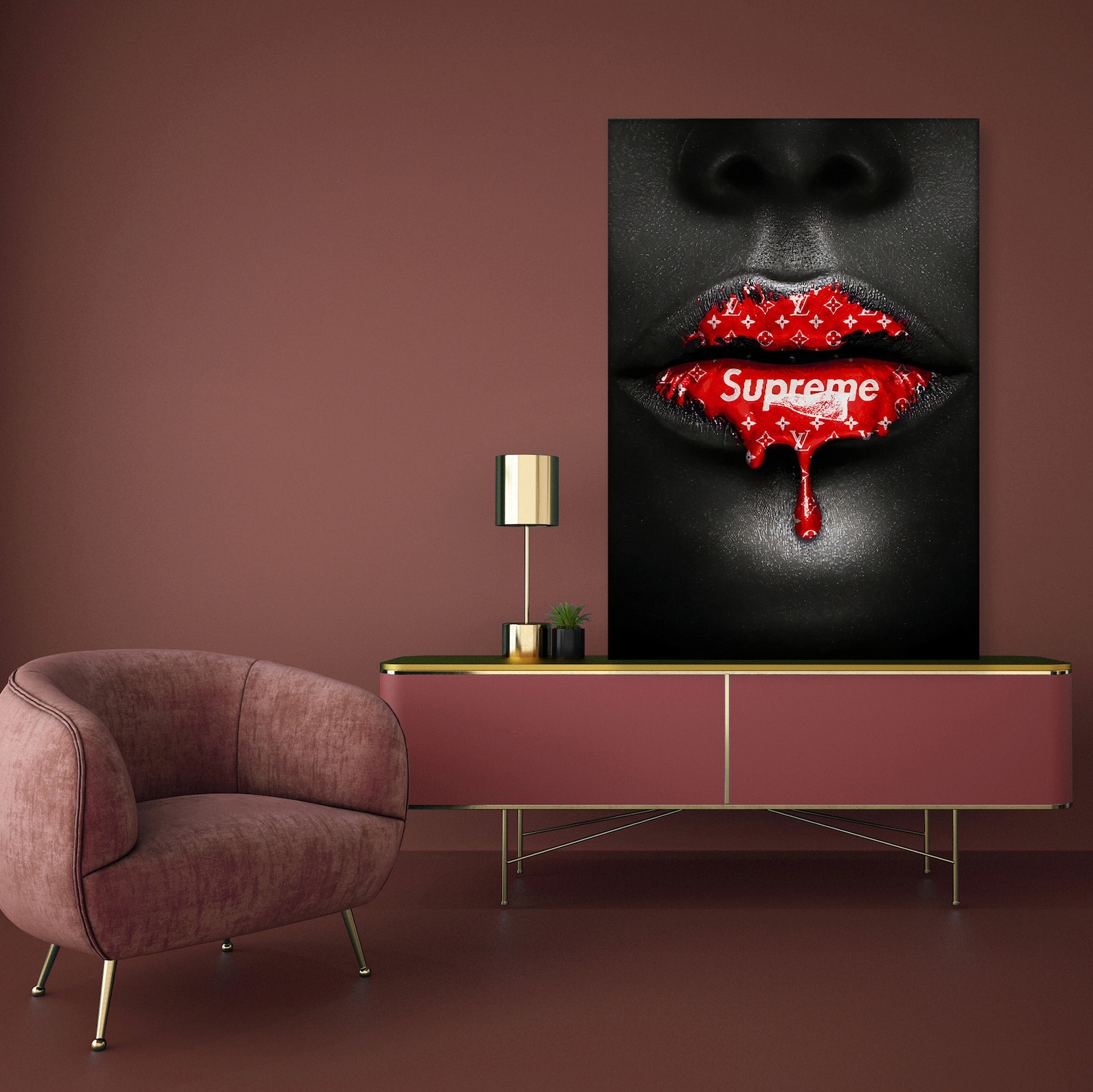 Louis Vuitton Bild Leinwand: The Art of Luxury Home Decor