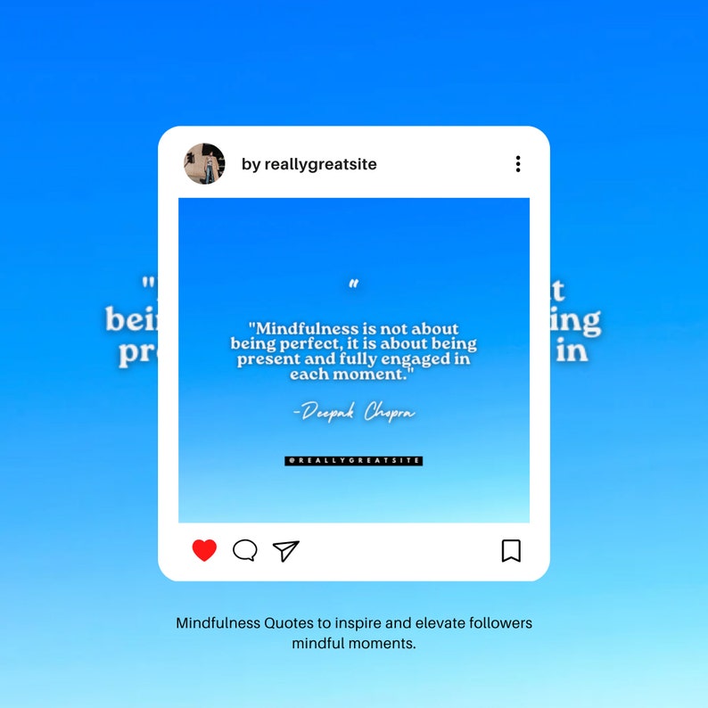 Wellness Coach Instagram Templates: Mindfulness Social Media Pack ...