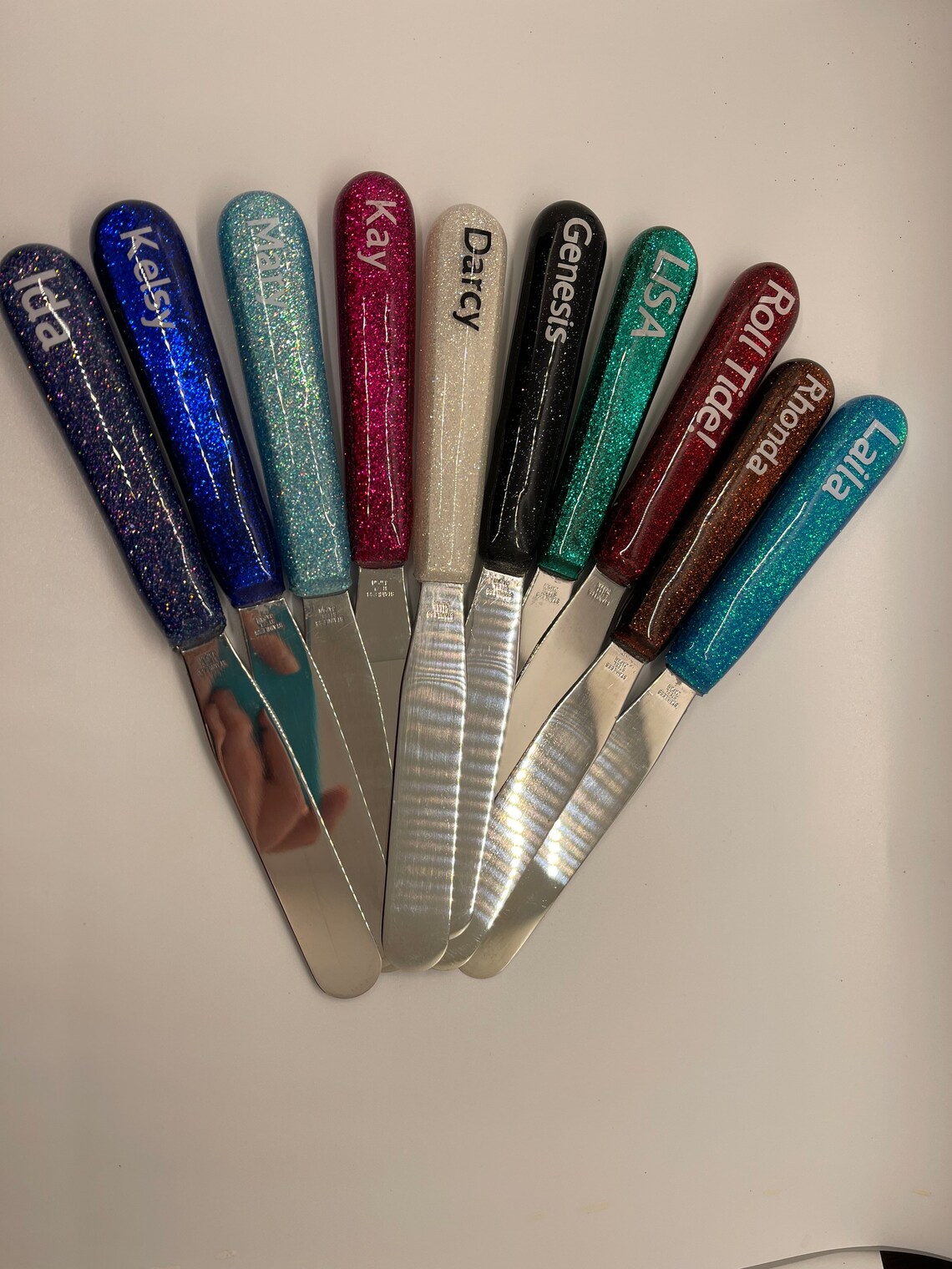 Rx Custom Spatula Personalized Ultra Fine Glitter Pharmacy Etsy