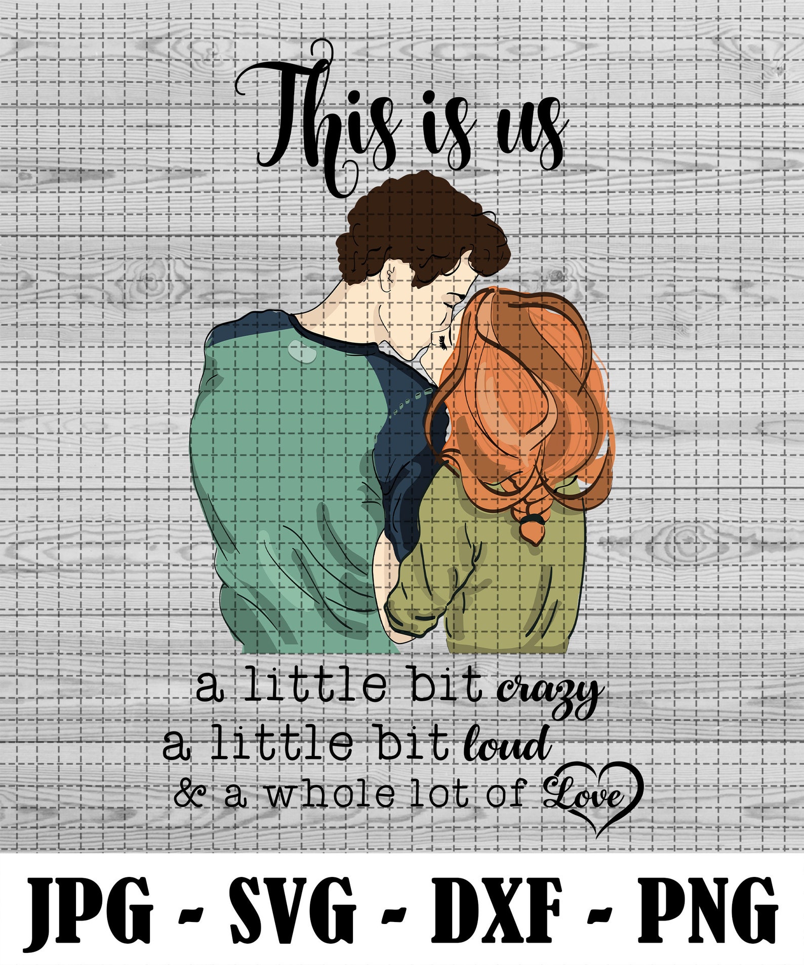 This is Us. A little bit Crazy a little bit Loud and a whole Etsy