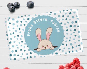 Breakfast board rabbit personalizable - Easter gift with name - Christening gift Rabbit