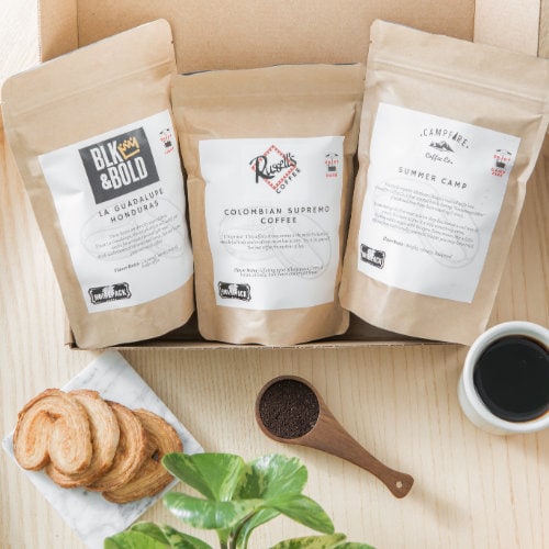 BLACK OWNED Coffee Roasters Sample Box latin American Coffee Regions clean and Bold Coffee BIPOC