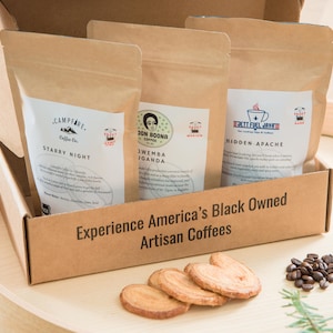 Kaffee-Sampler, Kaffee-Geschenkbox, verschiedene Kaffees - Eine Sammlung der besten Artisan Black Roasters von Seattle - Spezialkaffee, Bio-Kaffee