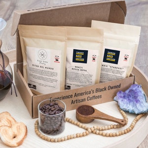 1.32 lbs Gourmet Coffee Gift Set - Flavored Coffee Bean Sampler - 12 Flavors