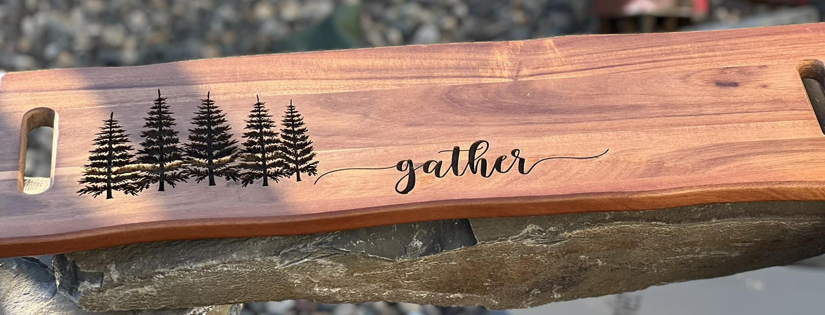 Charcuterie Board, Long Serving Tray Board, Party Wood Tray