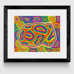 Queer Art Print, Gay Art, Subtle Pride, Queer Owned Shops, Pride Art Print, Queer Art, Lgbtq Gift, Lgbt Wall Art, Gay Wall Art, Queer Gifts