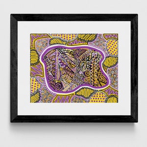 Queer Art Print, Non-binary art, non-binary Pride, LGBTQ Pride Art, Hidden Pride Art, Discrete Pride Art, Art by Gay Artist, Trans Art