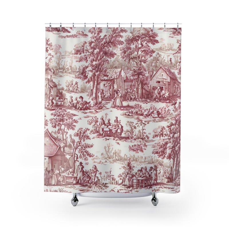 Toile Curtain Etsy