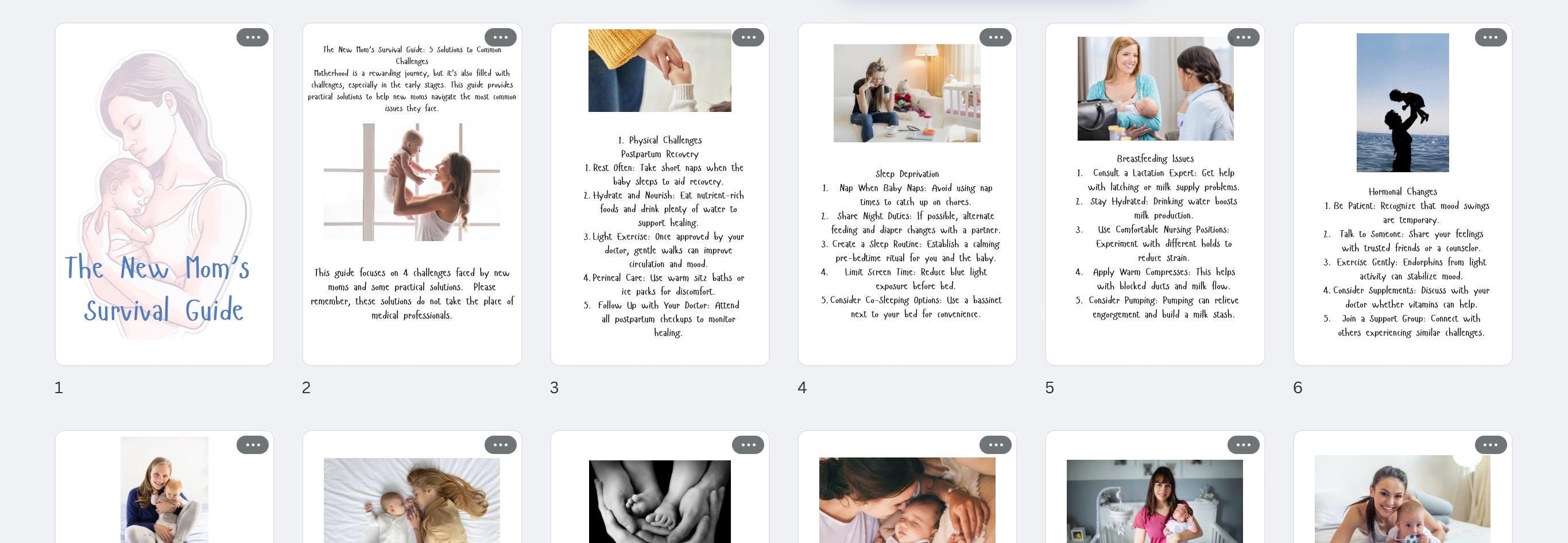 New Mom’s Survival Guide Digital Download Ebook New Mom Challenges and ...