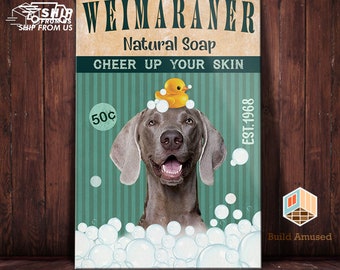 Great Gift for Weimaraner lovers Weimaraner Personality Trait Poster