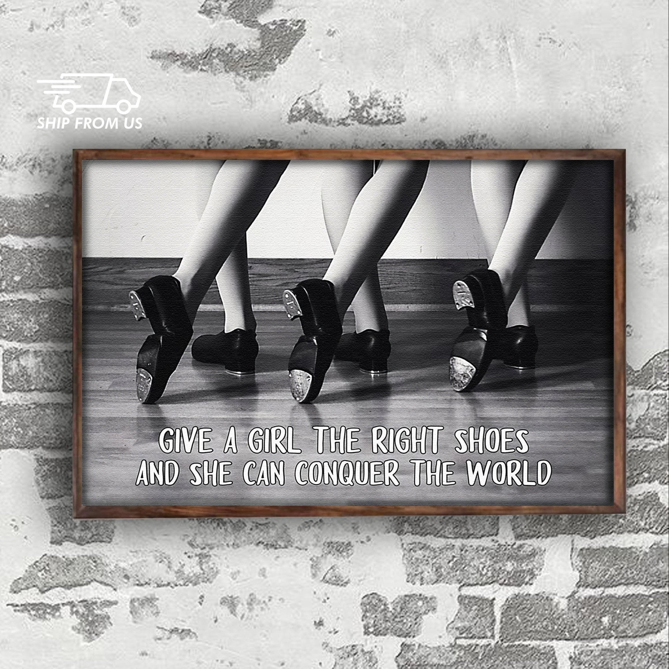 Tap Dance Poster Dancer Dancing Gifts Give A Girl The Girl The Etsy