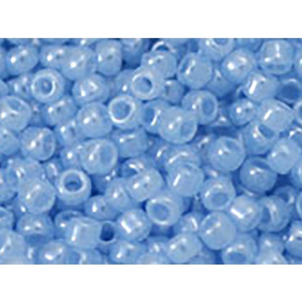 11/0 TOHO seed beads, ceylon glacier seed beads, pale blue pearl seed beads 146, pale blue seed beads, blue seed beads