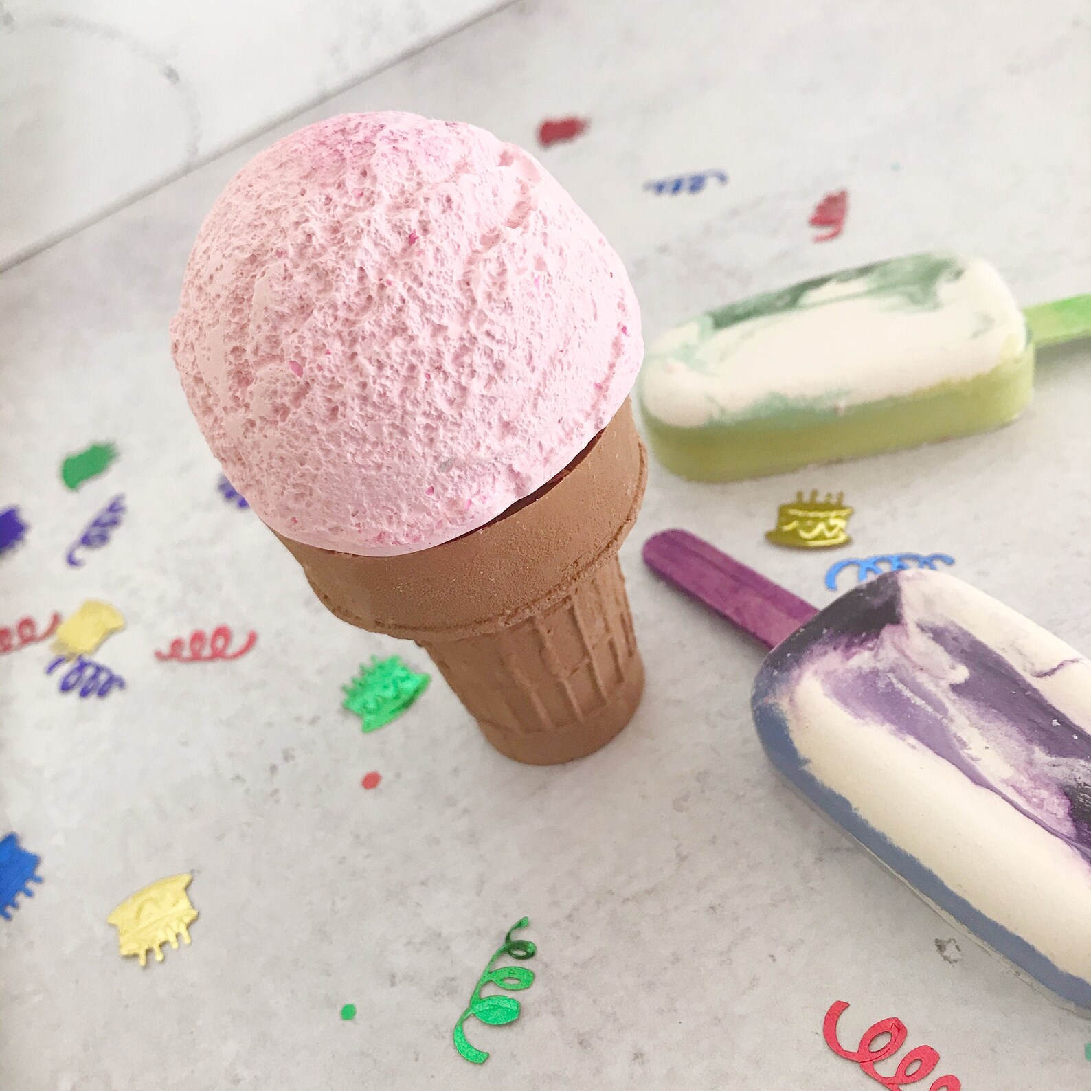 Custom Fun Ice Cream Crayons Personalized Name Crayons Ice Etsy