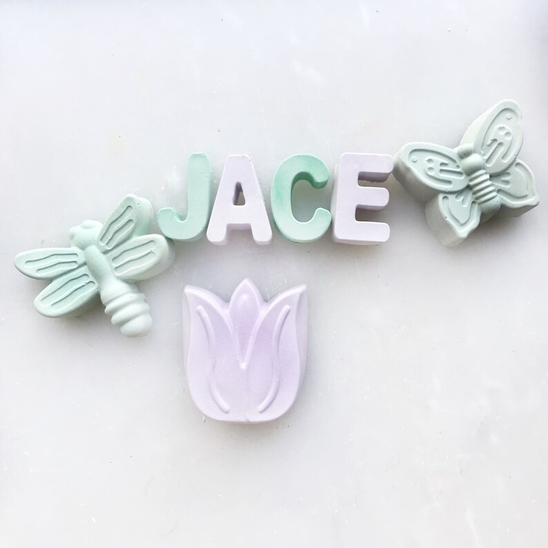 Personalized Chalk Names Custom Letter Alphabet Chalk Kids Etsy