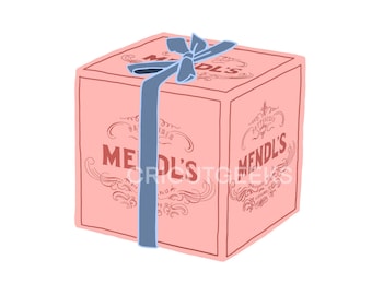 Mendl&#39;s Bakery SVG Print and Cut Bundle - 2D Image