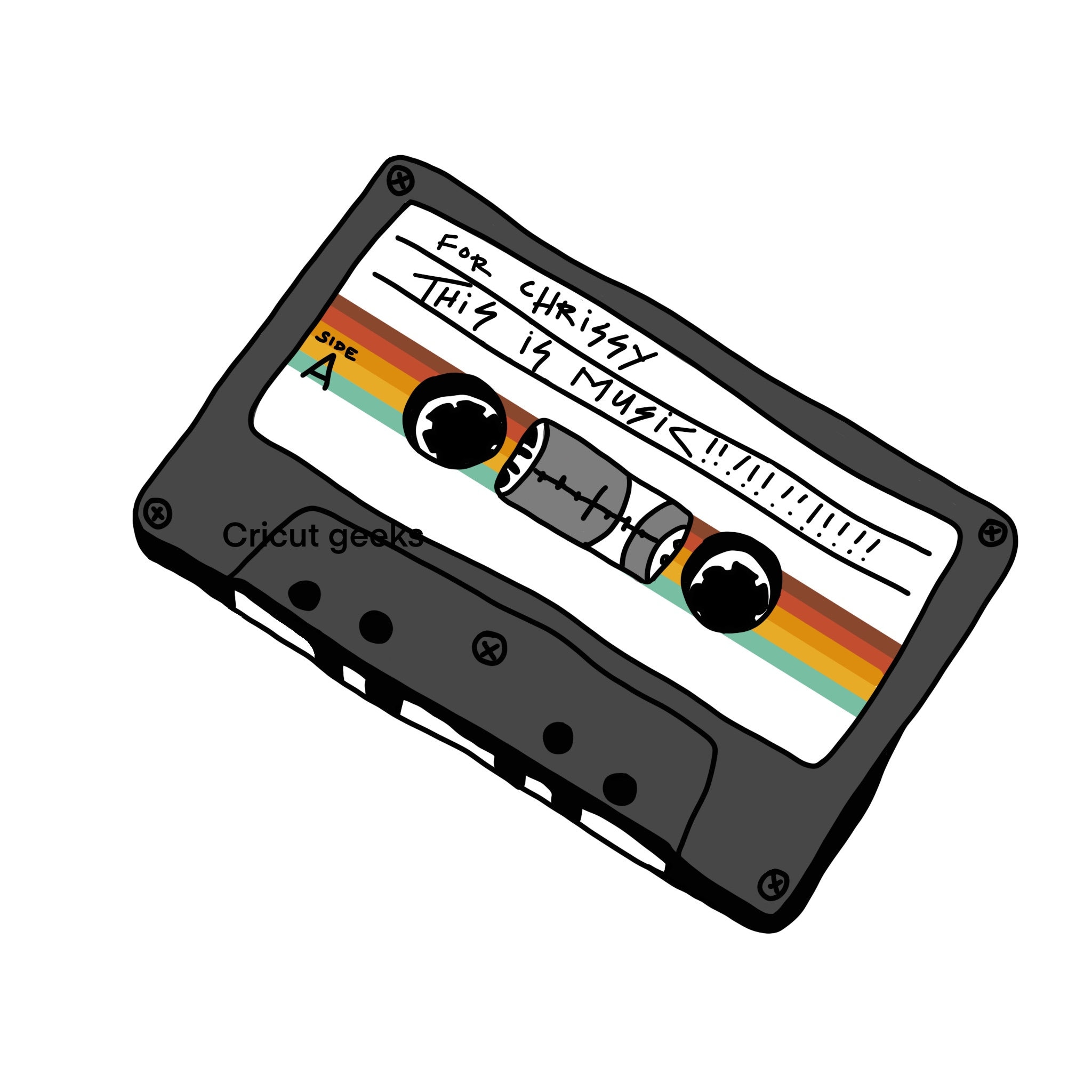 For Chrissy Eddie Stranger Things Cassette Tape PNG Print File Etsy