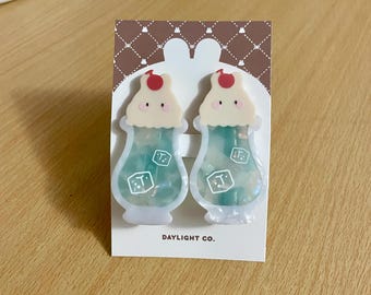 Bunny Melon Soda Hair Clips