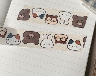 Bunny Animal Friends Washi tape