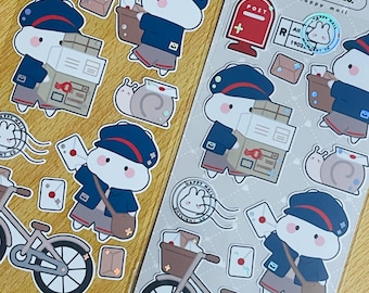 Bunny Happy Mail Sticker Sheet