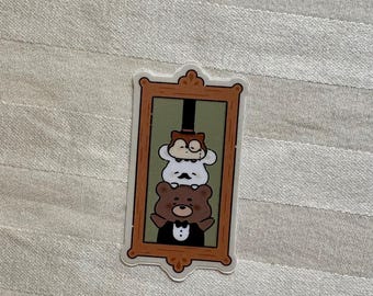 Bunny Frame Animal Sticker Vinyl Sticker