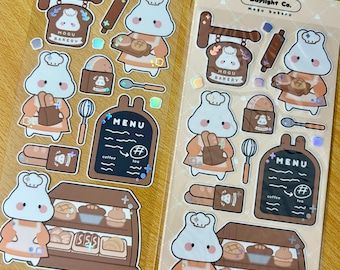 Bunny Bakery Sticker Sheet