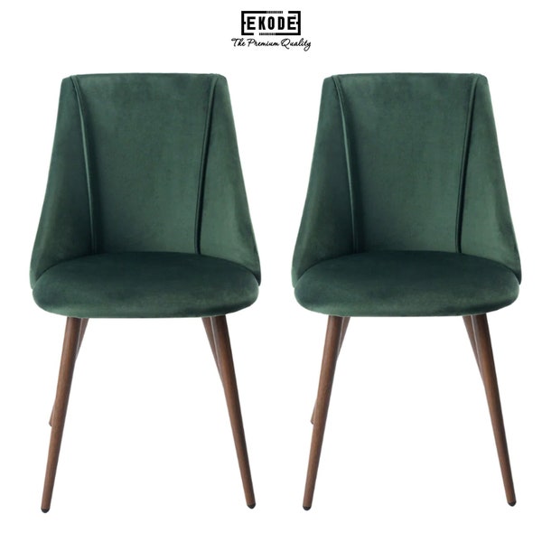Green Velvet Chair Etsy UK