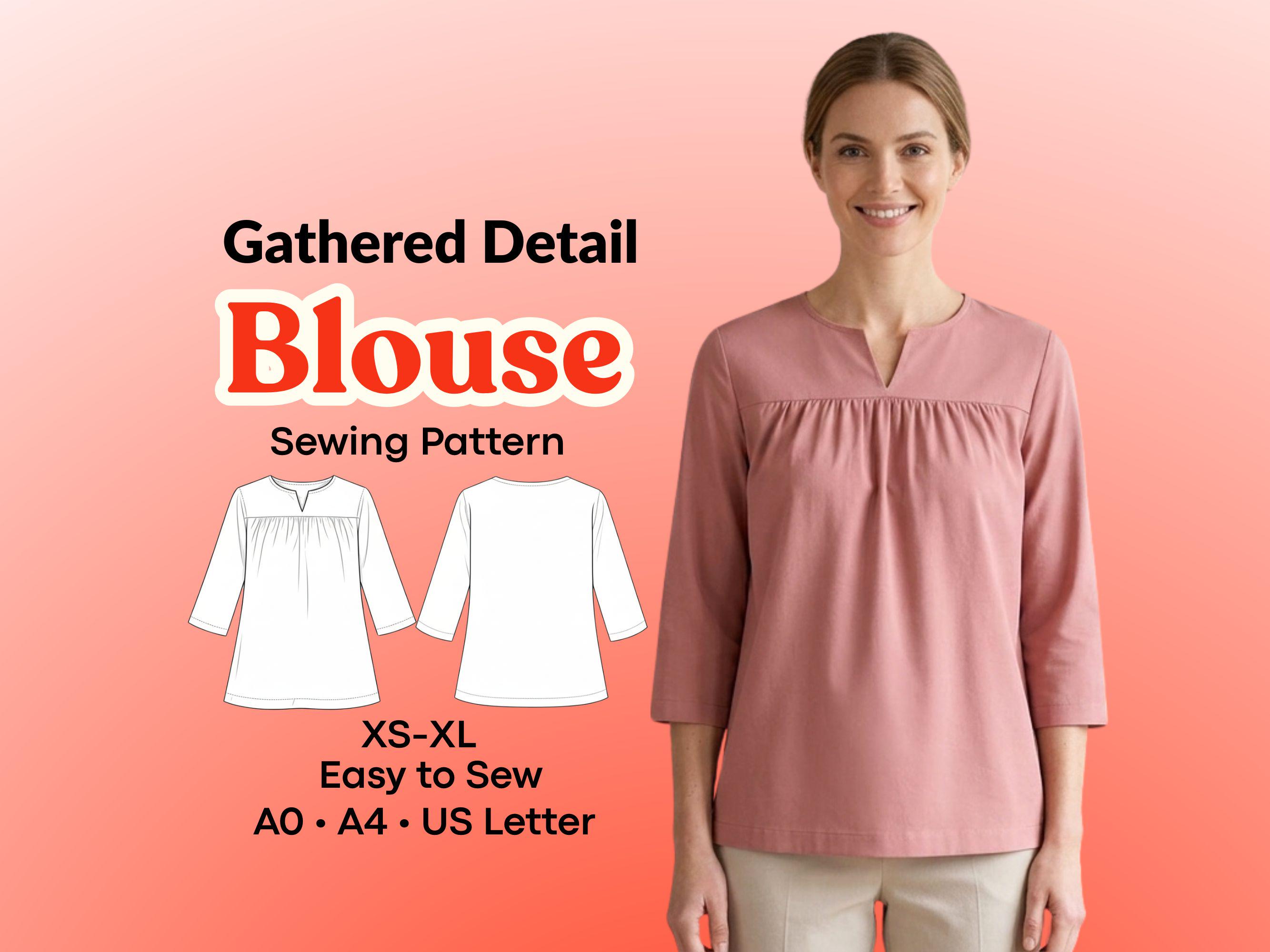 Gathered Front Tops - Etsy