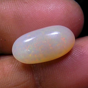 16x8mm Australian Opal Oval Shape Cabochons, Good Quality Multi Flash, Well Polished Natural Opal Gemstone.