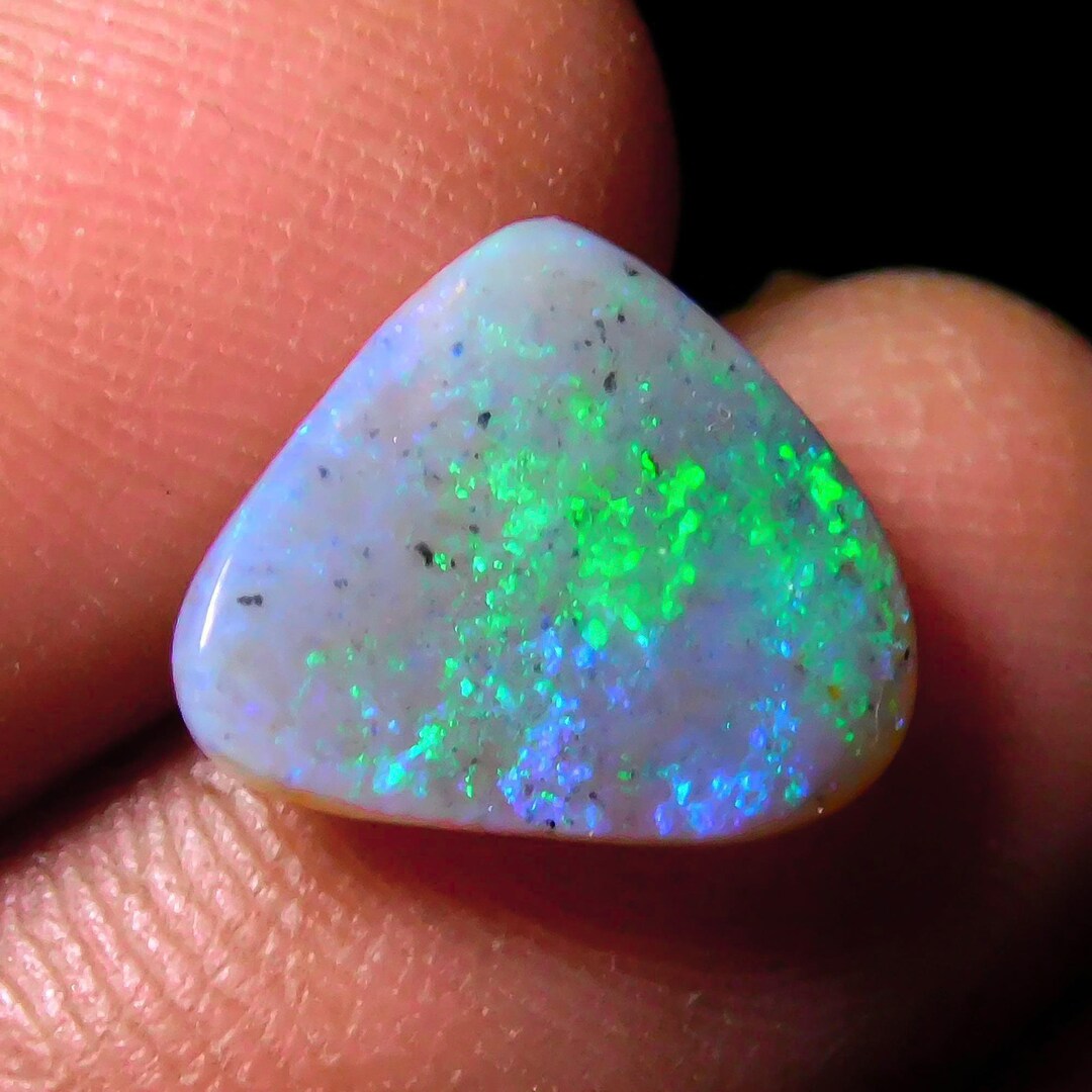 13x10mm Loose Australian Opal Triangle Shape Cabochons Green Etsy