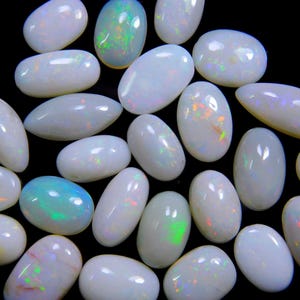 Opale Noble Grise D'Australie (Coober Pedy) - Cabochon 0.80cts - Neuf Avec étiquettes