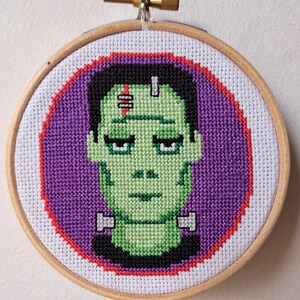 Frankenstein's Monster PDF Cross Stitch Pattern
