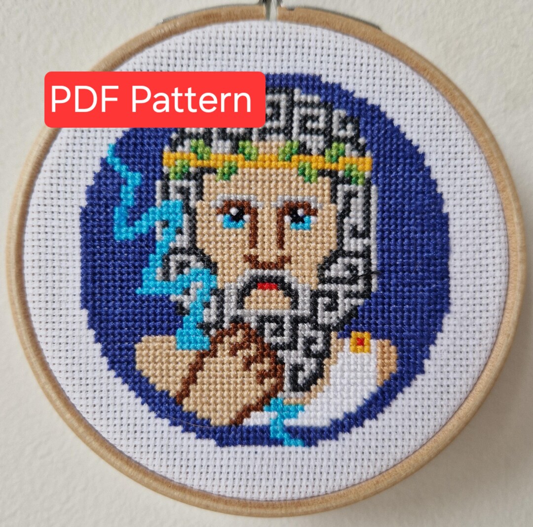 Zeus PDF Cross Stitch Pattern - Etsy Australia