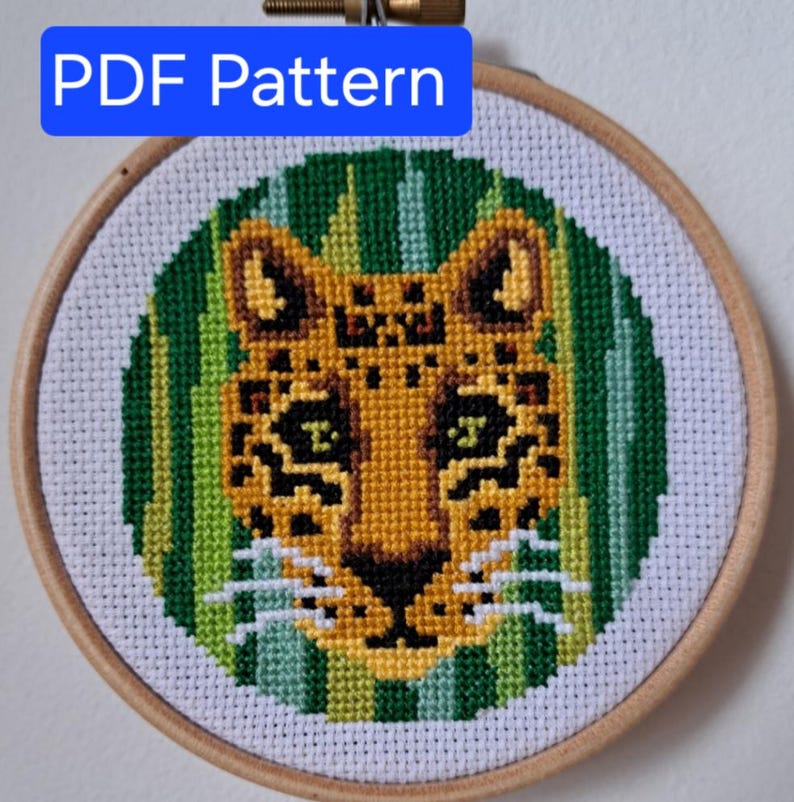 Leopard PDF Pattern - Etsy