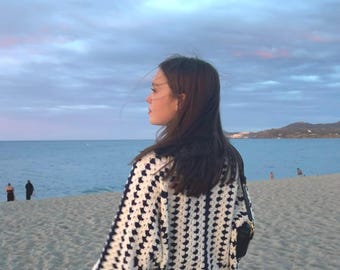 Hexagon Cardigan Crochet Pattern