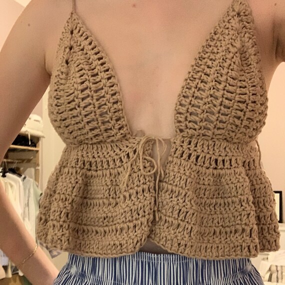 Ruffle Crochet Crop Top PATTERN (1) - Etsy Ruffle Crochet Crop Top PATTERN (1) - Etsy