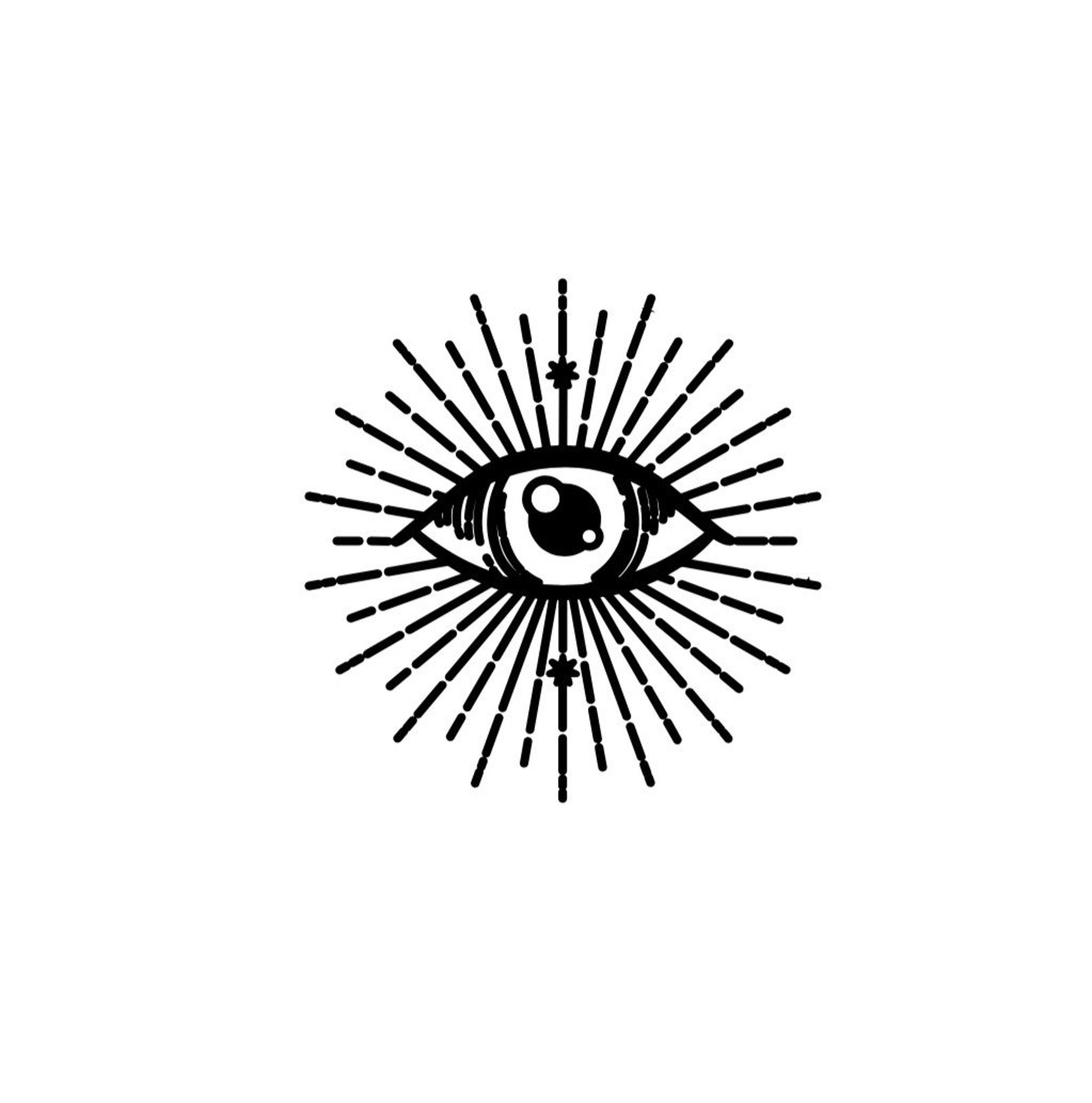 Eye DecalHolographic vinyl Car Decal Desk sticker car Etsy