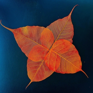 30 grandi foglie di scheletro di Bodhi color arancione, carta essiccata, naturale, decorativa, fatta a mano, decorazione per il mese dell'orgoglio, progetto di artigianato artistico per matrimoni