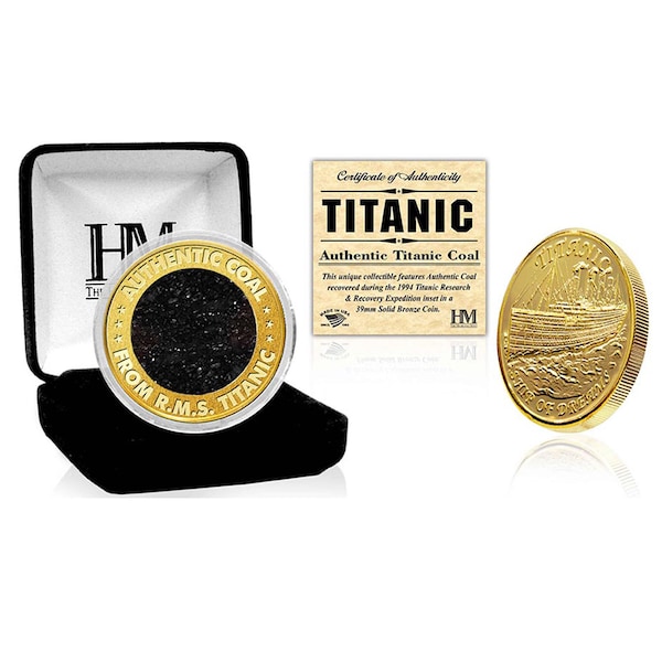 RMS Titanic Coal Coin - Limited Edition