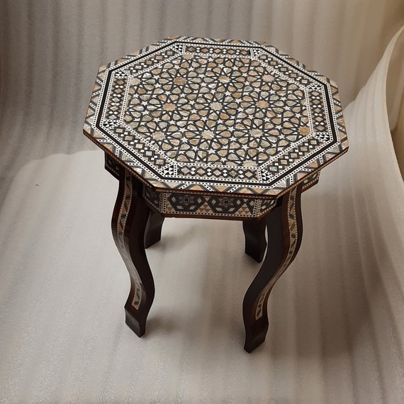 octagon side table【mix】 Octagonal .coffee Side Table With Mother
