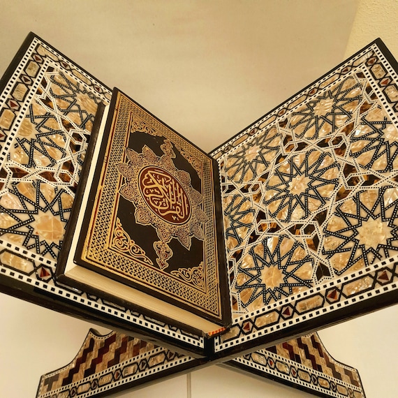 Porte Coran bois authentique 