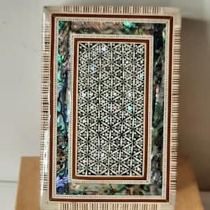 Handmade Jewelry Box for Women Girls Girlfriend Wife Ideal Gift, Jewelry Organizer ,gift box.mother of pearl box.Gift for her