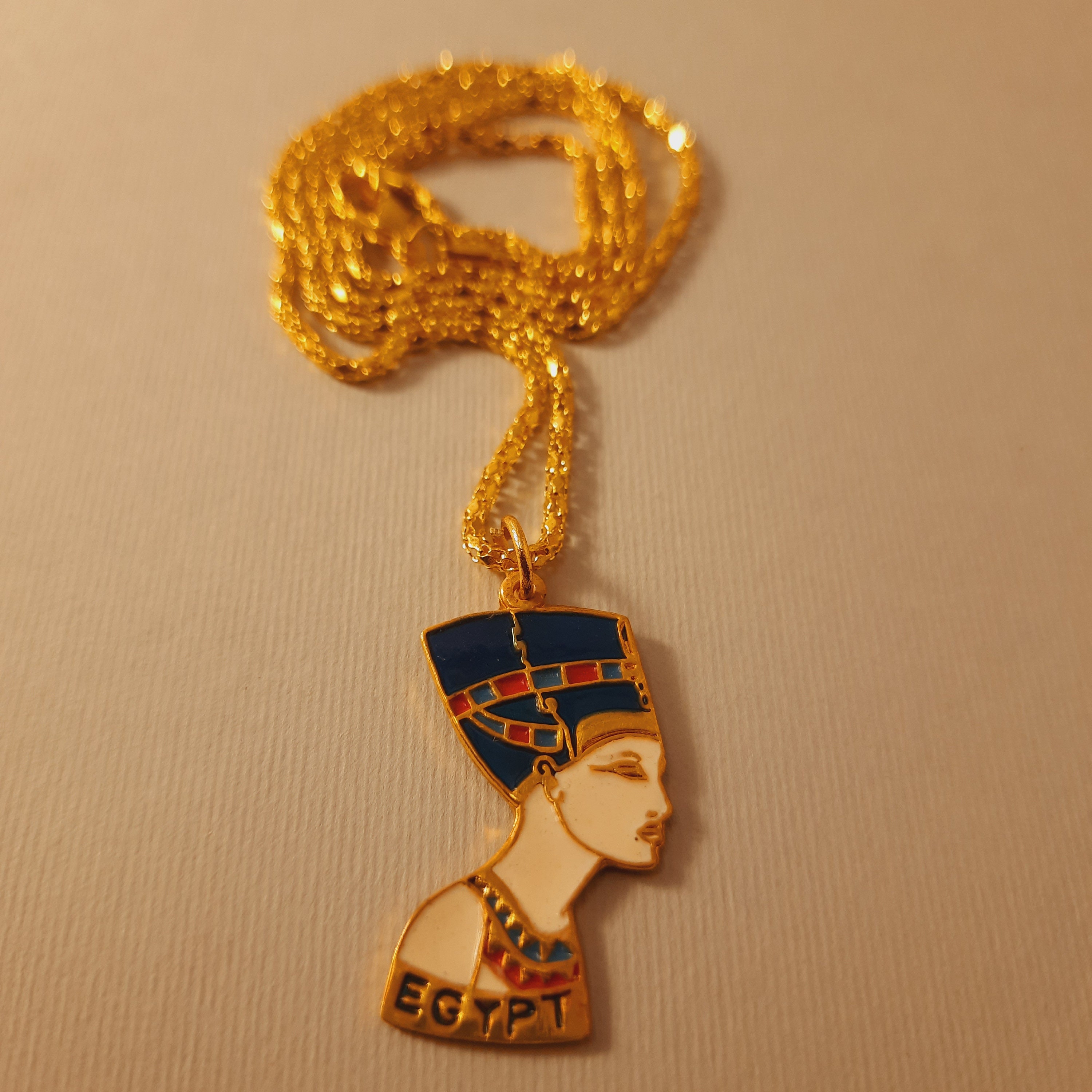 NEFERTITI Pendant Queen NEFERTITI Jewelry Egyptian Etsy