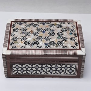 Handmade Jewelry Box for Women Girls, Wife Ideal Gift, Jewelry Organizer,gift box.mother of pearl box.Gift for her ,mother's day gift