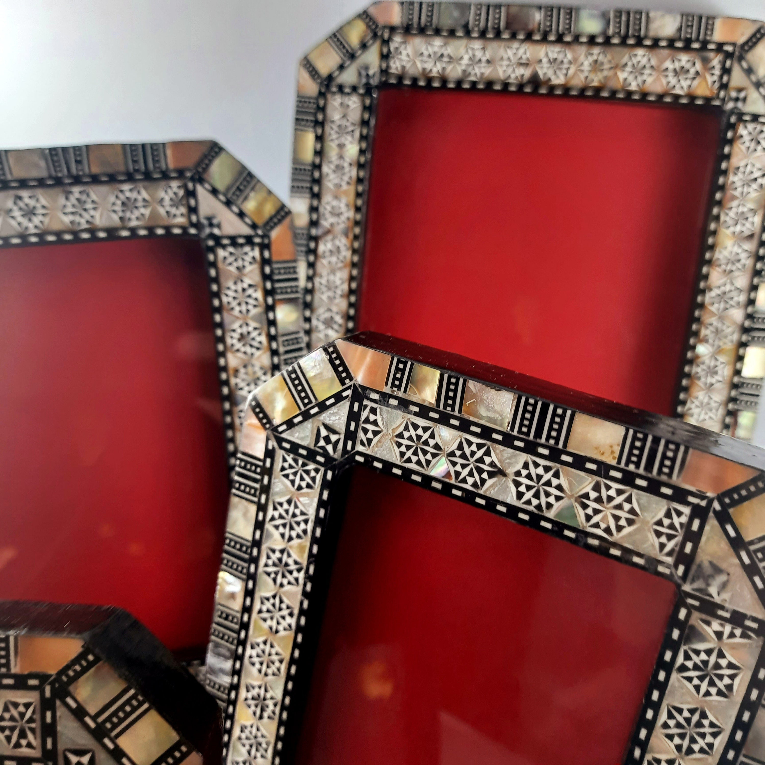 Mother of Pearl Inlaid Frames. Egypt. Handcrafted. photo frame Etsy