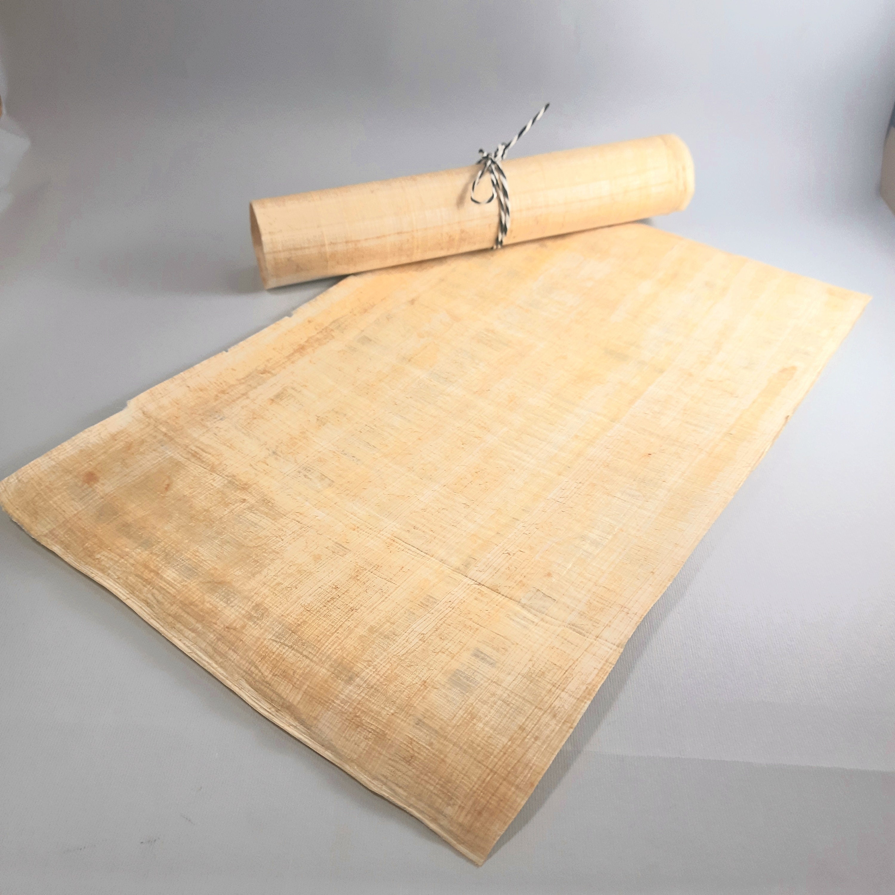 A1) 37x25 Handmade Egyptian papyrus paper for sale 95x65 cm.