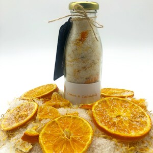 Bath Salts-Aromatherapy Bath Salts Gift- Self Care-Pamper Gift-Relaxation Gift-Skin Care - Spa Gift-Natural Bath Salts in Glass Bottle